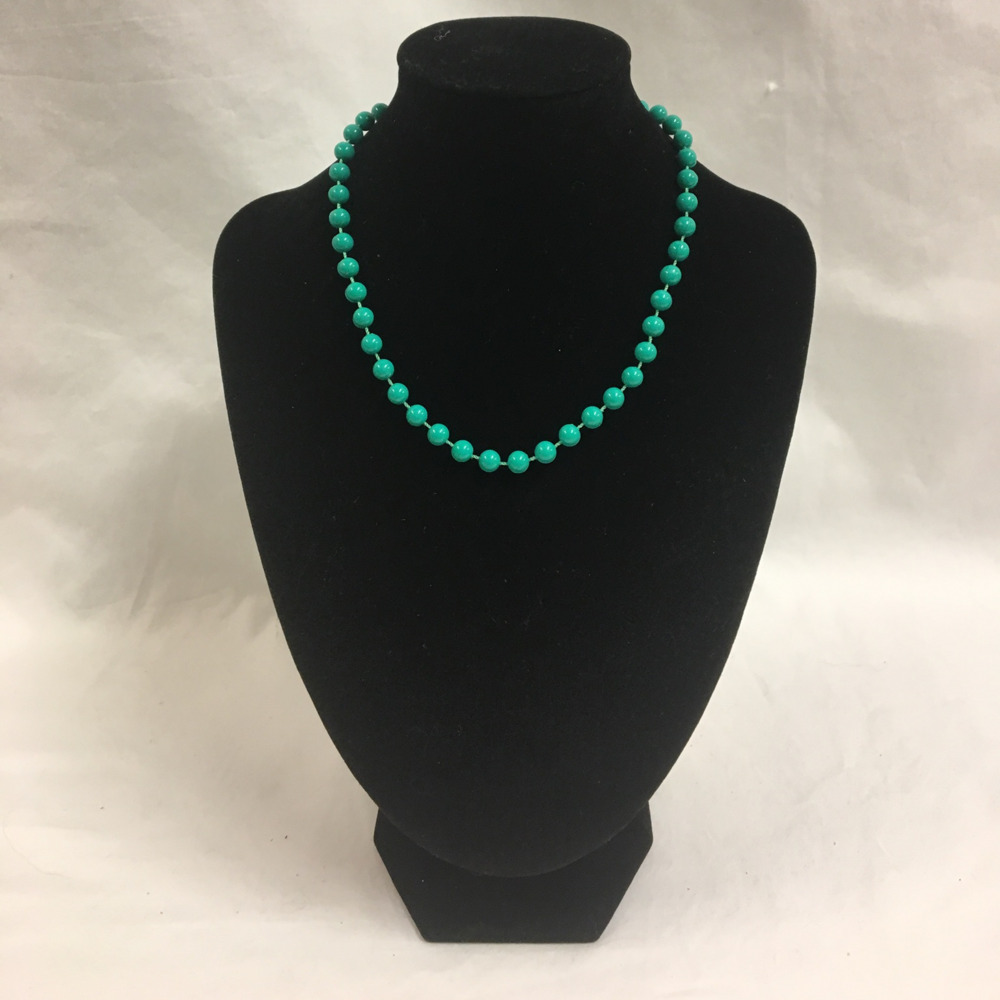 + Small Green Beaded Necklace